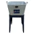 Import OEM beverage wine metal ice bucket with stand from China