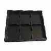 oem factory vacuum formed blister black color plastic trays agriculture