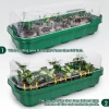 OEM Unique Lid Design Coco Coir Pellets PET Propagator Nursery Seed Trays Greenhouse