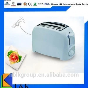 OEM Wide Slot Polished and Brushed Stainless Steel Bread Toaster