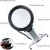 Import Optical Instruments Desktop Magnifier  LED Light  Hands Free Neck Wear  Magnifying Glass from China