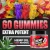 Organic hemp oil gummies Vegan cbd Gummy bear candy  for Stress Relief Pain