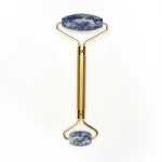 Original Patented manufacturer Mushang factory direct sell DIY jade roller with DIY Detachable Blue dot stone jade roller