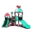 Import Outdoor games wholesale kid plastic playhouse kindergarten small outdoor play equipment slide from China
