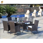 outdoor rattan table  garden furniture set