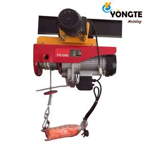 PA 1000kg Mini Electric Wire Hoist With Trolley