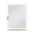 Import Pad deign travel makeup cosmetic led lighted portable light mirror from China