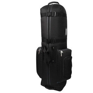 Padded Golf Stand Bag With Wheels Remote Control ,Waterproof Golf Carry Bag Holds Everything Boots Helmet Goggles Gloves
