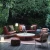 Import Patio used outdoor waterproof furniture sofa garden sets from China