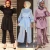 Import #PE828 Morden 3 colorway elastic cuffs Muslim ladies suit islamic clothing from China