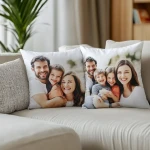 Peach leather velvet pillowcase factory direct sales custom 50*50cm white embryo pillowcase can be printed