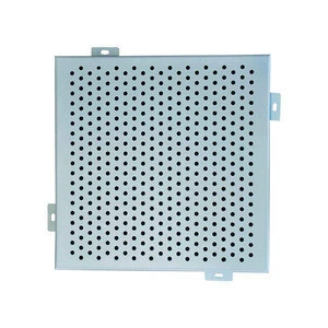 Perforated Solid Aluminum Strong Exterior Wall Cladding Panel