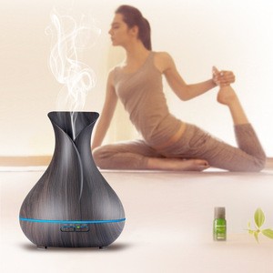 Perfume Aromatherapy Diffuser Woodgrain essential oils humidifier air purifier Multi-color Modes ultrasonic aroma air humidifier