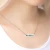 Import Personalised Stainless Steel Engravable Silver Necklace Custom Jewelry Pendant Necklace Bar Necklace For Women from China