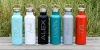Personalized Stainless Steel Water Bottle bamboo cap ,steel metal lid sports bottle ,thermos bottle with bamboo cover 500ml