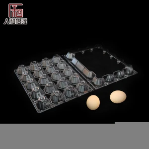 Pet Disposable Plastic Package Container Egg Tray with 9/10/12 Holes