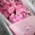 Import pink rose shape bath soap flower gift set for valentines gift from China