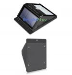 PIR motion waterproof heatproof rechargeable solar powered led garden light led solar wall light