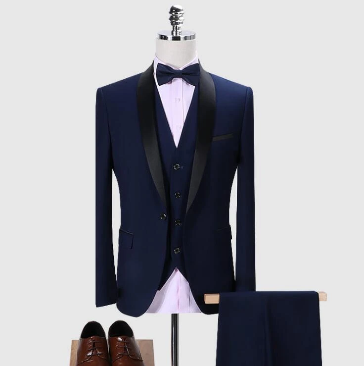 PJ1925A latest design mens business suits blazer men wedding slim fit suits 3 set