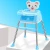 Import Plastic Adult Baby Restaurant Feeding High Chair, Kids Child Travel Adjustable Foldable Portable High Dinning Chair/ from China