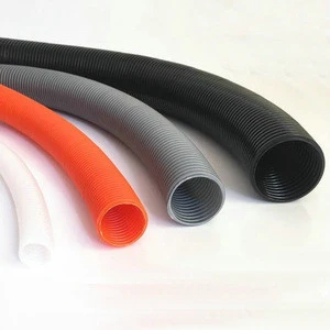 Plastic Electrical Cable Corrugated Flexible Wiring Conduit