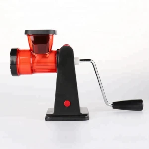 Plastic ground manual kitchen meat grinder and sausage maker sausage stuffer for home use
