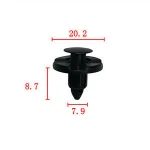 Plastic Push Type Rivet  Retainer Clips POM auto clips plastic fasteners auto body clips 10188