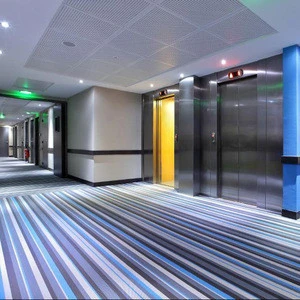 plastic PVC woven vinyl flooring for hotel
