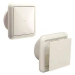 plastic register for wall mounting with push type switch to adjust air circuration
