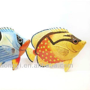 plastic tropical fish Sea Creatures figure crafts for home decoration