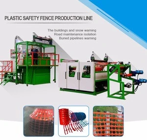 Plastic warning net safety net production line