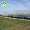 PO Film Single Span Agriculture Greenhouse With Hydroponic System