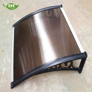 polycarbonate awnings aluminum brackets for balcony cover