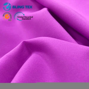 Polyester plain woven fabric lining polyester pongee for women clothing