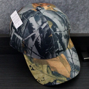 Poplar outdoor sporting goods unisex short brimmed hats camouflage military style caps