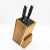 Import Popular Acacia wood Kitchen Rack Universal Knife Wooden Block from China