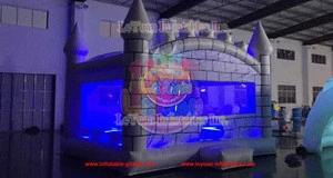 Popular LED inflatable bouncers, china inflatable castles with led lighting for sale