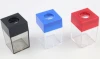 popular Square shape red blue black color magnetic paper clip dispenser office use hot sale