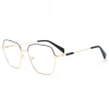 Popular Unisex Spectacle with Repairable Spring Hinge and Metal Electro Plating Optical Glasses Frame