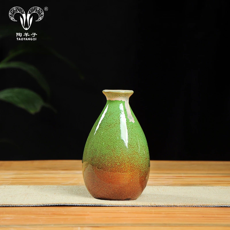 Popular Wholesale Colorful ceramic vase Glazed ceramic vase for decorating tables