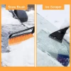 Portable Car Two-in-one Detachable Removal Snow Tool Snow Brush and Ice Scraper For Windshield