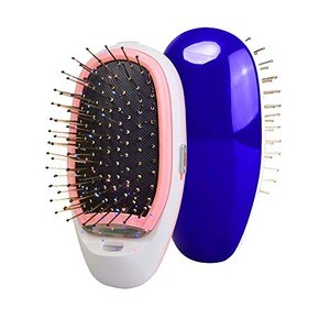 Portable Electric Ionic Hair brush Negative Ions Scalp Massage Care Comb Modeling Styling Hairbrush