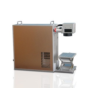 portable fiber laser marking machine printing metal/plastic and acrylic metal used hologram sticker printer machine