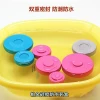 portable travel waterproof silicone pill storage cases with compartments