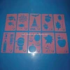 PP or PVC material Plastic Stencils and Templates