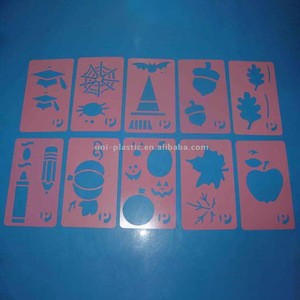 PP or PVC material Plastic Stencils and Templates