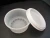 Import PP white 300ml hot-selling disposable plastic yogurt bowl with PS white lid from China