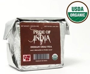 PRIDE OF INDIA - ORGANIC INDIAN CHAI TEA BLENDED LEAF TEA BULK PACK(13.64 KG, 30.008 LBS)