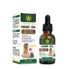 Private Label Organic Hemp Oil for Pet  Relief Pain Separation Anxiety Health Care Supplement 30ml
