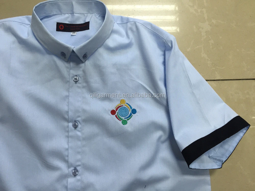 Professional Custom School Boy and Girls Shirt mini order Wholesale Primary Kids Mid High School Uniforms